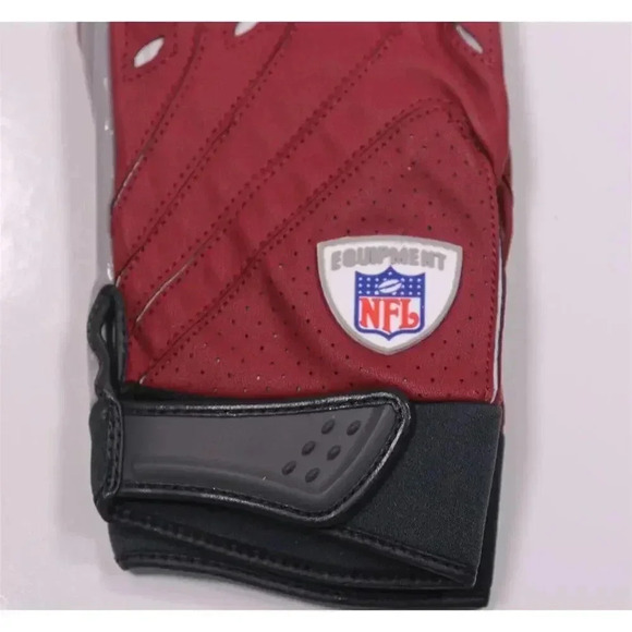 Nike Magnigrip Elite NFL Equipment Burgundy Arizona Cardinals Gloves 3XL - Picture 3 of 5